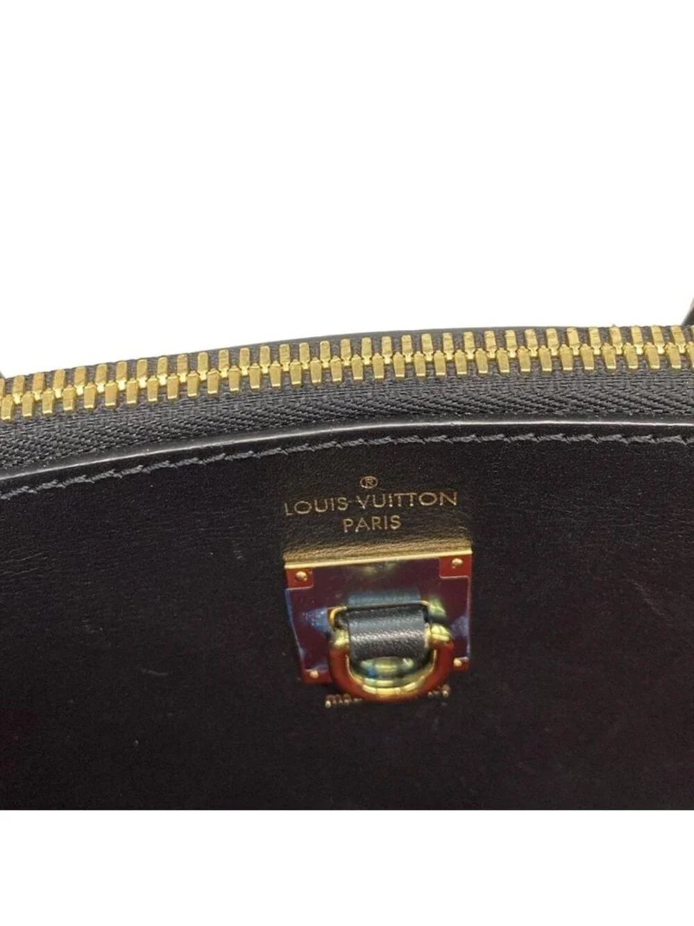 Louis Vuitton Handbag City Steamer MM Rouge Noir Leather - Picture 9 of 15